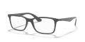 Ray-Ban RB7047 Matte Trasp Grey (5482) Eyeglasses - Color Image