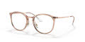 Ray-Ban RB7140 Transparent Light Brown (8124) Eyeglasses - Color Image