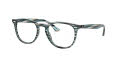 Ray-Ban RB7159 Blue Grey Striped (5750) Eyeglasses - Color Image