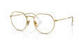 Ray-Ban RB8165V Gold (1225) Eyeglasses - Color Image