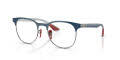 Ray-Ban RB8327VM Blue On Gunmetal (F072) Eyeglasses - Color Image