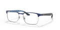 Ray-Ban RB8416 Silver On Top Matte Blue (3016) Eyeglasses - Color Image