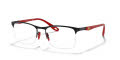 Ray-Ban RB8416M Matte Black On Black (F041) Eyeglasses - Color Image