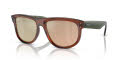 Ray-Ban RBR0501S Transparent Light Brown/Light Gold (67102O) Sunglasses - Color Image