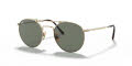 Ray-Ban RB8147 Brusched Demi Gloss White Gold Titanium / Green Lens (913658) Sunglasses - Color Image