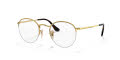 Ray-Ban RB3947V - Round Gaze Gold (2500) Eyeglasses - Color Image