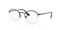 Ray-Ban RB3947V - Round Gaze Shiny Black (2509) Eyeglasses - Color Image