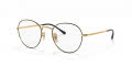 Ray-Ban RB3582V Round Metal II Gold On Top Black (2946) Eyeglasses - Color Image