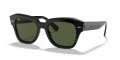Ray-Ban RB2186 Black / Green Lens (901/31) Sunglasses - Color Image