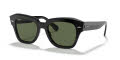 Ray-Ban RB2186 Black / Green Polarized Lens (901/58) Sunglasses - Color Image