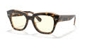 Ray-Ban RB2186 Havana On Transparent Light Brown / Grey Blue Lens (1292BL) Sunglasses - Color Image