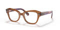 Ray-Ban RB5486 Transparent-Brown (8179) Eyeglasses - Color Image