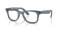 Ray-Ban RB4340V Wayfarer Ease Transparent Dark Blue (8223) Eyeglasses - Color Image