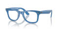Ray-Ban RB4340V Wayfarer Ease Photo Striped Blue (8384) Eyeglasses - Color Image