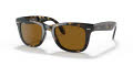 Ray-Ban RB4105 - Folding Wayfarer Light Havana / Crystal Brown Lens (710) Sunglasses - Color Image