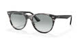 Ray-Ban RB2185 Wayfarer II Grey Havana / Photo Azure Gradient Blue Lens (1250AD) Sunglasses - Color Image