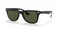 Ray-Ban RB4195 - Wayfarer Liteforce Matte Black / Polarized Green Lens (601S9A) Sunglasses - Color Image