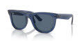 Ray-Ban Wayfarer-Reverse Transparent Navy Blue / Blue (67083A) Sunglasses - Color Image