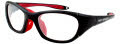 Rec Specs Liberty Sport RS-50 Alternate Fit Matte Black Red (230) Eyeglasses - Color Image