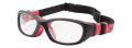 Rec Specs Liberty Sport RS-51 Alternate Fit Matte Black Red (230) Eyeglasses - Color Image