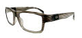 Rec Specs Liberty Sport X8-100 Crystal Grey Black Stripe (363) Eyeglasses - Color Image