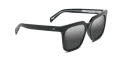 Maui Jim Rooftops - 898 Black with Crystal / Neutral Grey Silver to Black dual mirror PolarizedPlus2 Lens (DSB898-02) Sunglasses - Color Image