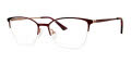 Adensco AD 257 Matte Burgundy (7BL) Eyeglasses - Color Image