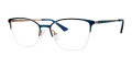 Adensco AD 257 Blue (PJP) Eyeglasses - Color Image