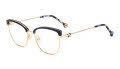 Carolina Herrera HER-0243 Blue Gold (KY2) Eyeglasses - Color Image