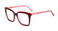 Carolina Herrera HER-0251/G Burgundy Pink (0T5) Eyeglasses - Color Image