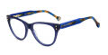 Carolina Herrera HER-0256 Blue (PJP) Eyeglasses - Color Image