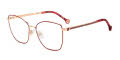 Carolina Herrera HER-0264 Burgundy Copper Gold (YK9) Eyeglasses - Color Image