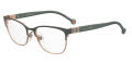 Carolina Herrera HER-0267 Gold Green (PEF) Eyeglasses - Color Image