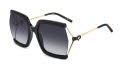 Carolina Herrera HER-0216/G/S Black Gold (2M2/9O) Sunglasses - Color Image