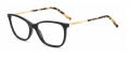 Carolina Herrera HER-0197 Black Gold (2M2) Eyeglasses - Color Image