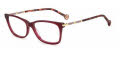 Carolina Herrera HER-0198 Burgundy Gold (6K3) Eyeglasses - Color Image