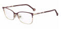 Carolina Herrera HER-0200 Gold Burgundy (NOA) Eyeglasses - Color Image