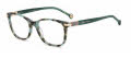 Carolina Herrera HER-0201 Green Havana (J1L) Eyeglasses - Color Image