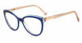 Carolina Herrera HER-0207 Blue Pink (BR0) Eyeglasses - Color Image
