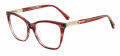 Kate Spade CLIO/G Pink Horn (01ZX) Eyeglasses - Color Image