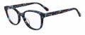 Kate Spade ROSALIND/G Black Blue Havana (0EDC) Eyeglasses - Color Image