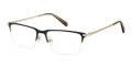Fossil Fos 7186/G Black Antique Gold (0UH) Eyeglasses - Color Image