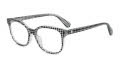 Kate Spade KS ORA Black Pattern Grey (1EI) Eyeglasses - Color Image