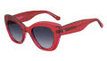 Kate Spade KS Dominica/S Cherry /Dark Grey Shaded (8CQ/9O) Sunglasses - Color Image