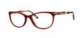 Liz Claiborne L 477 Burgundy Crystal (YKZ) Eyeglasses - Color Image
