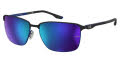 Under Armour UA RETAINED/G Matte Black Blue (0VK/T5) Sunglasses - Color Image