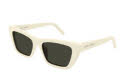 Saint Laurent SL 276 MICA Ivory / Grey (056) Sunglasses - Color Image