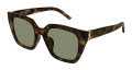 Saint Laurent SL M143 Tortoise/Green (4402J1) Sunglasses - Color Image