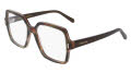 Salvatore Ferragamo SF3031 Striped Brown Green (280) Eyeglasses - Color Image