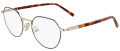 Salvatore Ferragamo SF2233 Gold / Black (703) Eyeglasses - Color Image